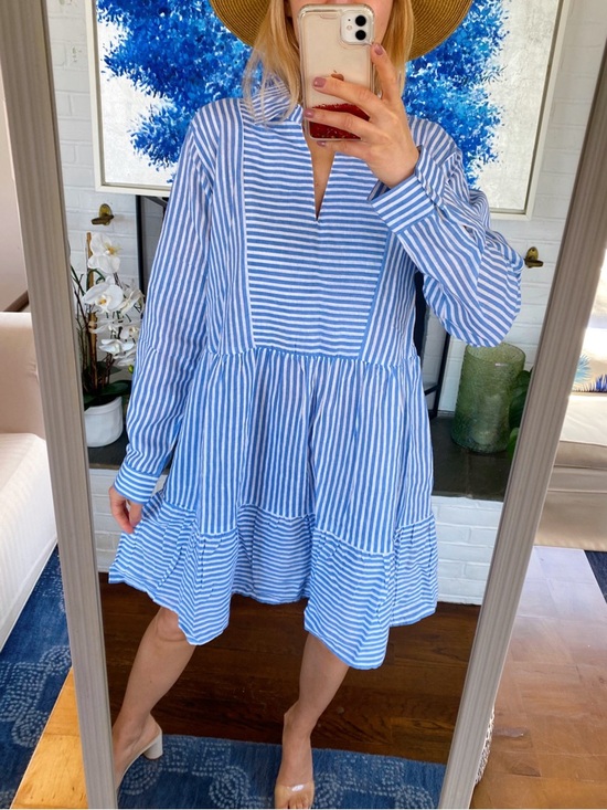 Salty Lemon Dresses & Skirts - SALTY LEMON Striped Blue & White Summer Cotton Dress! ⚓️